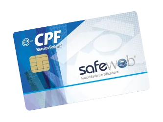 Certificado Digital e_CPF A3 - 3 anos ( SafeID) Nuvem